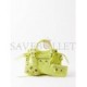 BALENCIAGA YELLOW NEO CAGOLE XS STUDDED LEATHER CROSS-BODY BAG  BALENCIAGA  MATCHESFASHION US (25.1*16*11cm)