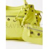 BALENCIAGA YELLOW NEO CAGOLE XS STUDDED LEATHER CROSS-BODY BAG  BALENCIAGA  MATCHESFASHION US (25.1*16*11cm)