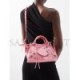 BALENCIAGA PINK NEO CAGOLE XS LEATHER SHOULDER BAG  BALENCIAGA  MATCHESFASHION US (25.5*16*11cm)