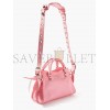 BALENCIAGA PINK NEO CAGOLE XS LEATHER SHOULDER BAG  BALENCIAGA  MATCHESFASHION US (25.5*16*11cm)