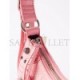 BALENCIAGA PINK LE CAGOLE XS CRINKLED-LEATHER SHOULDER BAG  BALENCIAGA  MATCHESFASHION US (25.6*11.4*7.3cm)