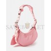 BALENCIAGA PINK LE CAGOLE XS CRINKLED-LEATHER SHOULDER BAG  BALENCIAGA  MATCHESFASHION US (25.6*11.4*7.3cm)