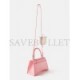 BALENCIAGA PINK HOURGLASS S CROCODILE-EFFECT LEATHER BAG  BALENCIAGA  MATCHESFASHION US (22.5*14.5*10cm)