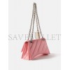 BALENCIAGA PINK CRUSH SMALL QUILTED-LEATHER SHOULDER BAG  BALENCIAGA  MATCHESFASHION US (25.4*15.2*10.1cm)