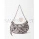 BALENCIAGA SILVER CAGOLE MINI LEATHER SHOULDER BAG  BALENCIAGA  MATCHESFASHION US (20*10*3.8cm)