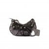 BALENCIAGA GREY CAGOLE S CROC-EFFECT LEATHER SHOULDER BAG  BALENCIAGA  MATCHESFASHION US (29*16*7cm)