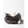 BALENCIAGA GREY CAGOLE S CROC-EFFECT LEATHER SHOULDER BAG  BALENCIAGA  MATCHESFASHION US (29*16*7cm)