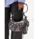 BALENCIAGA GREY CAGOLE S CROC-EFFECT LEATHER SHOULDER BAG  BALENCIAGA  MATCHESFASHION US (29*16*7cm)