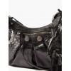 BALENCIAGA GREY CAGOLE S CROC-EFFECT LEATHER SHOULDER BAG  BALENCIAGA  MATCHESFASHION US (29*16*7cm)