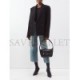 BALENCIAGA BLACK RAVER MEDIUM CREASED-LEATHER SHOULDER BAG  BALENCIAGA  MATCHESFASHION US (30*18*7.5cm)