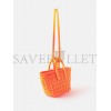 BALENCIAGA ORANGE BISTRO XS WOVEN FAUX-LEATHER BASKET BAG  BALENCIAGA  MATCHESFASHION US (37*20*13cm)