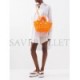 BALENCIAGA ORANGE BISTRO XS WOVEN FAUX-LEATHER BASKET BAG  BALENCIAGA  MATCHESFASHION US (37*20*13cm)