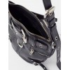 BALENCIAGA BLACK EMO XS LEATHER BUCKET BAG  BALENCIAGA  MATCHESFASHION US (23*21*10.5cm)