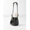 BALENCIAGA BLACK LE CAGOLE XS CRINKLED-LEATHER BUCKET BAG  BALENCIAGA  MATCHESFASHION US (22*20*15cm)