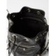 BALENCIAGA BLACK LE CAGOLE XS CRINKLED-LEATHER BUCKET BAG  BALENCIAGA  MATCHESFASHION US (22*20*15cm)