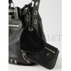 BALENCIAGA BLACK LE CAGOLE XS CRINKLED-LEATHER BUCKET BAG  BALENCIAGA  MATCHESFASHION US (22*20*15cm)