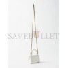 BALENCIAGA WHITE HOURGLASS MINI CROCODILE-EFFECT CROSS-BODY BAG  BALENCIAGA  MATCHESFASHION US (12*8*4.6cm)