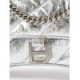 BALENCIAGA SILVER CRUSH S QUILTED CREASED-LEATHER SHOULDER BAG  BALENCIAGA  MATCHESFASHION US (25.4*14.9*10cm)