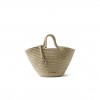 BALENCIAGA NEUTRAL IBIZA WOVEN BASKET BAG  BALENCIAGA  MATCHESFASHION US (32*20.5*14cm)