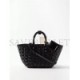 BALENCIAGA BLACK BISTRO XS WOVEN FAUX-LEATHER BASKET BAG  BALENCIAGA  MATCHESFASHION US (39*20*18cm)