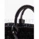 BALENCIAGA BLACK BISTRO XS WOVEN FAUX-LEATHER BASKET BAG  BALENCIAGA  MATCHESFASHION US (39*20*18cm)