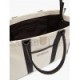 BALENCIAGA NEUTRAL NEO L LEATHER-TRIM CANVAS TOTE BAG  BALENCIAGA  MATCHESFASHION US (48.2*32*16cm)