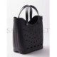 BALENCIAGA BLACK X CROCS RUBBER TOTE BAG  BALENCIAGA  MATCHESFASHION US (47.7*36.8*17.5cm)