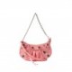 BALENCIAGA PINK LE CAGOLE MINI CROC-EFFECT LEATHER SHOULDER BAG  BALENCIAGA  MATCHESFASHION US (20*10*3.5cm)