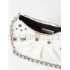 BALENCIAGA WHITE LE CAGOLE XS STUDDED LEATHER SHOULDER BAG  BALENCIAGA  MATCHESFASHION US (25.6*11.4*7.3cm)