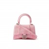 BALENCIAGA PINK HOURGLASS XS LOGO-PRINT DENIM CROSS-BODY BAG  BALENCIAGA  MATCHESFASHION US (19*12.1*8.1cm)