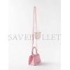 BALENCIAGA PINK HOURGLASS XS LOGO-PRINT DENIM CROSS-BODY BAG  BALENCIAGA  MATCHESFASHION US (19*12.1*8.1cm)