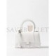 BALENCIAGA WHITE HOURGLASS XS CRYSTAL-LOGO LEATHER BAG  BALENCIAGA  MATCHESFASHION US (19*11.5*7.5cm)