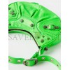 BALENCIAGA GREEN LE CAGOLE XS LEATHER SHOULDER BAG  BALENCIAGA  MATCHESFASHION US (25.6*11.4*7.3cm)