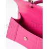 BALENCIAGA PINK HOURGLASS XS CROCODILE-EFFECT LEATHER BAG  BALENCIAGA  MATCHESFASHION US (19.5*12*5cm)