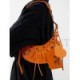 BALENCIAGA ORANGE CAGOLE XS CROC-EFFECT LEATHER SHOULDER BAG  BALENCIAGA  MATCHESFASHION US (25*15.2*6cm)