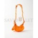 BALENCIAGA ORANGE CAGOLE XS CROC-EFFECT LEATHER SHOULDER BAG  BALENCIAGA  MATCHESFASHION US (25*15.2*6cm)