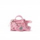 BALENCIAGA PINK NEO CAGOLE XS BB-LOGO DENIM CROSS-BODY BAG  BALENCIAGA  MATCHESFASHION US (25.5*16*11cm)