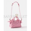 BALENCIAGA PINK NEO CAGOLE XS BB-LOGO DENIM CROSS-BODY BAG  BALENCIAGA  MATCHESFASHION US (25.5*16*11cm)