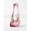 BALENCIAGA PINK LE CAGOLE XS STUDDED LEATHER SHOULDER BAG  BALENCIAGA  MATCHESFASHION US (25.6*11.4*7.3cm)