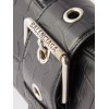 BALENCIAGA BLACK LINDSAY S CROCODILE-EFFECT LEATHER SHOULDER BAG  BALENCIAGA  MATCHESFASHION US (25.6*11.4*7.3cm)