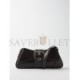 BALENCIAGA BLACK LINDSAY M BUCKLED LEATHER SHOULDER BAG  BALENCIAGA  MATCHESFASHION US (34.7*15.2*6cm)