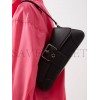 BALENCIAGA BLACK LINDSAY M BUCKLED LEATHER SHOULDER BAG  BALENCIAGA  MATCHESFASHION US (34.7*15.2*6cm)