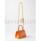 BALENCIAGA ORANGE HOURGLASS S CROCODILE-EFFECT LEATHER BAG  BALENCIAGA  MATCHESFASHION US (22.5*14*10cm)