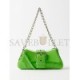 BALENCIAGA GREEN LINDSAY S LEATHER SHOULDER BAG  BALENCIAGA  MATCHESFASHION US (28*11*5cm)