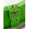 BALENCIAGA GREEN LINDSAY S LEATHER SHOULDER BAG  BALENCIAGA  MATCHESFASHION US (28*11*5cm)