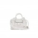 BALENCIAGA WHITE NEO CLASSIC CITY CROCODILE-EFFECT LEATHER BAG  BALENCIAGA  MATCHESFASHION US (22*14*9cm)