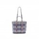 BALENCIAGA PRINT BARBES CHECKED EMBOSSED-LEATHER TOTE BAG  BALENCIAGA  MATCHESFASHION US (38.1*28*14cm)