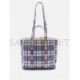 BALENCIAGA PRINT BARBES CHECKED EMBOSSED-LEATHER TOTE BAG  BALENCIAGA  MATCHESFASHION US (38.1*28*14cm)