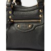 BALENCIAGA BLACK NEO CLASSIC MINI STUDDED LEATHER BAG  BALENCIAGA  MATCHESFASHION US (38.1*28*14cm)