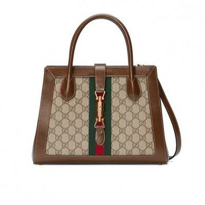 GUCCI JACKIE 1961 MEDIUM TOTE BAG 649016 HUHHG 8565  (30*24*12cm)